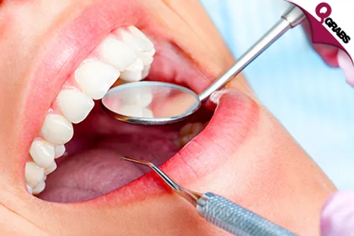 For QR299 Get Dental Check-Up, Plaque Removal & Tooth Crystal OR for QR699 Get Teeth Whitening, Dental Check-Up & Plaque Removal! (Up to QR2500 Value)